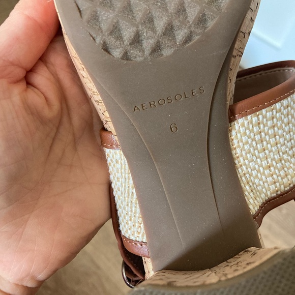 Aerosoles Camera Raffia Sandals 6 NWOT - Picture 5 of 8